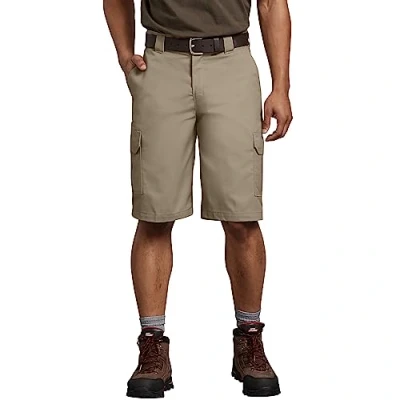 Image of Dickies Men&#039;s 11&quot; Regular Fit Stretch Twill Cargo Short, Desert Sand V1, 42
