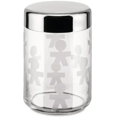 Image of Alessi Glass Storage Jar Girotondo AKK37 ø 10.5 cm / 1 Liter by King Kong