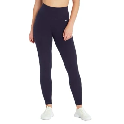 Image of Bally Total Fitness Women&#039;s Mid Rise Tummy Control Legging Ankle Length, midnightblue, XL