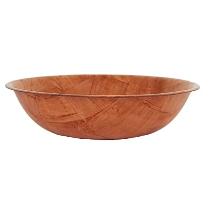 Image of APOLLO Woven Wood Bowl 25cm, Multi Colour, 25.1x6x25.1, 1973