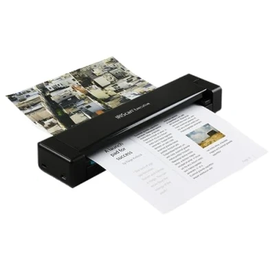 Image of IRIScan Executive duplex portable scanner v4pro 8PPM: document scanner, free pdf editor, USB powered, scan to Word, PDF, XLS, bus.cards Outlook, photo receipt Win