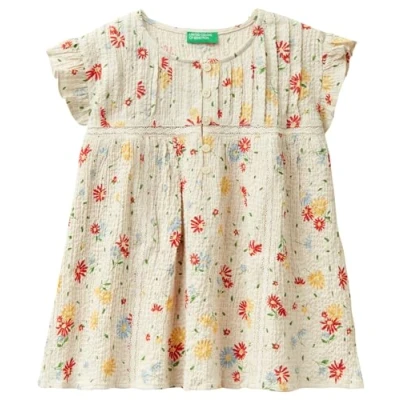 Image of United Colors of Benetton Girl&#039;s Shirt s/m 5rfgcq02s, Multicolor 66k, L