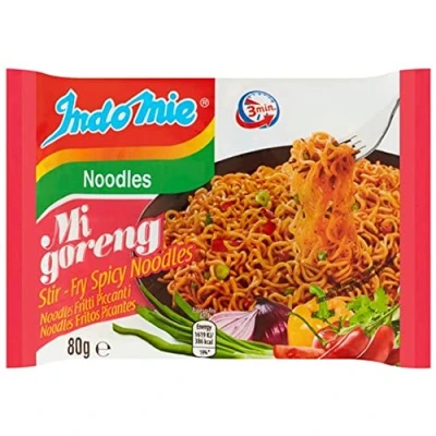 Image of Indo Mie Mi Goreng Instant Noodle, Hot and Spicy, 2.82 Ounce (Pack of 30) by Indomie