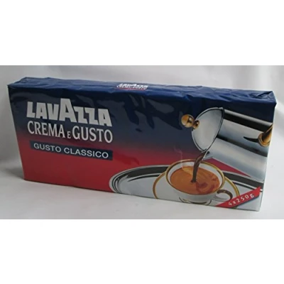 Image of Lavazza Crema E Gusto Ground Coffee (250g) Pack of 4