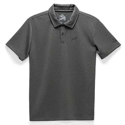 Image of Alpinestars, Scenario Performance Polo, Half Sleeve Charcoal, L, Man