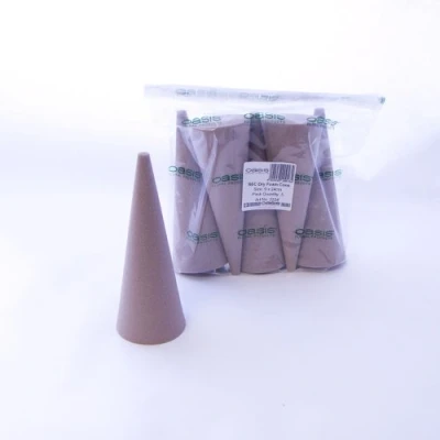 Image of OASIS® Dry SEC Floral Foam Cones (24cm x 9cm)