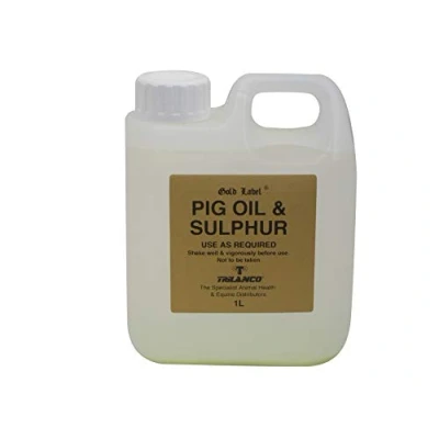 Image of Gold Label Pig Oil and Sulphur: 1L, GLD1380 Sulphur