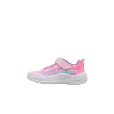 Image of Skechers Girls Microspec Advance Sneaker, Pink Purple, 3 UK Child