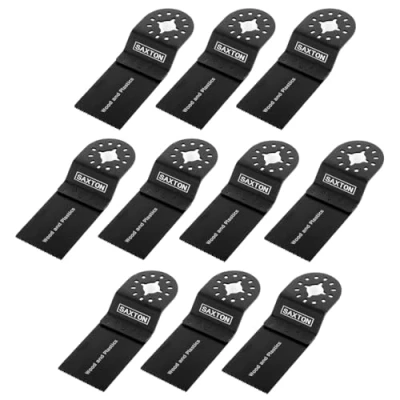 Image of 10x 35mm Saxton Blades Fein Multimaster Bosch Makita Oscillating Multitool