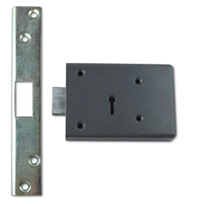 Image of UNION FB1 &amp; FB2 2 Lever Rim Deadlock 101mm SE RH