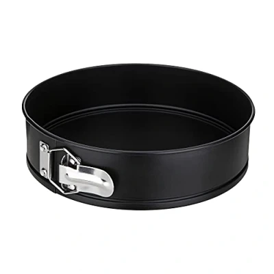 Image of iCook I Cook 9 inch Non Stick Spring Form Cake Pan, Carbon, Multicolour