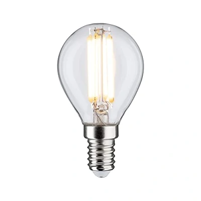 Image of Pauleen teardrop LED bulb, filament, E14, 6.5 W, clear, 2,700K