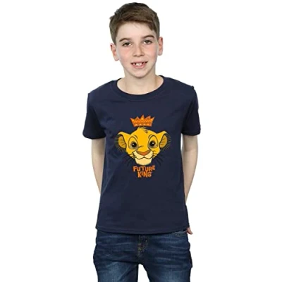 Image of Disney Boys The Lion King Future T Shirt (Navy Blue) Cotton Size 3 4Y