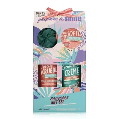 Image of Dirty Works Prepare to Shine Body Care Gift Set