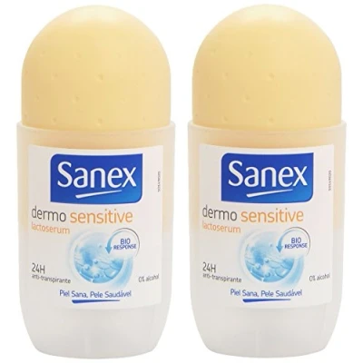Image of Sanex Dermo Sensitive Roll On Deodorants Set of 2