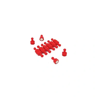 Image of Red Office &amp; Fridge Skittle Magnet 1/2 in. dia x 27/32 tall (Pack of 12)
