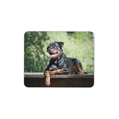 Image of Awesome Rottweiler Dog Mouse Mat Pad Guard Rottie Dad Fun Gift Computer #8629