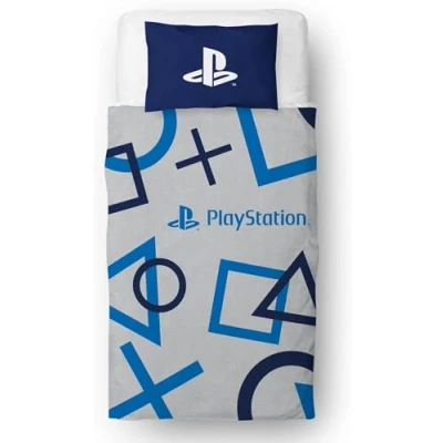 Image of Sony Playstation Duvet Set, POLYCOTTON, White, Single