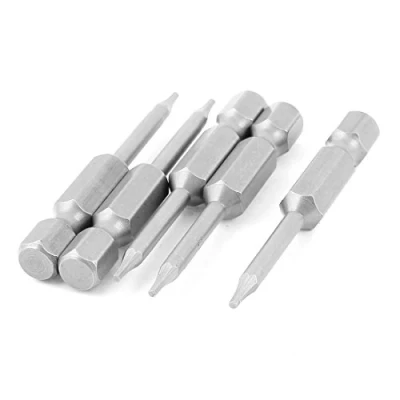 Image of sourcing map 1/4 Inch Hex Shank 1.27mm Hexagon Head Magnetic Screwdriver Bits 5pcs