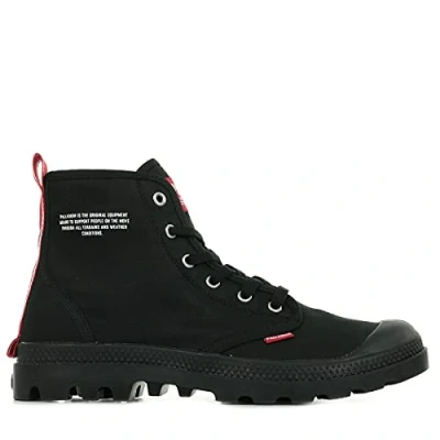Image of Palladium Unisex Pampa Dare Hi Top Trainers, Black (Black 315), 4 UK