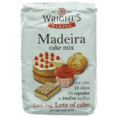 Image of Wright&#039;s Baking Madeira Cake Mix 500 g (Pack of 1, Total 5)