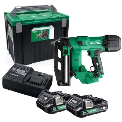Image of Hikoki NT1865DSAJXZ 16Ga Straight Finishing Nailer 18V 2 x 2.0Ah Li ion