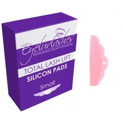 Image of 5 Pairs Small Pink Silicon Curlers Shields Pads for Lash Lift Perming Eyeluvlashes Brand (Small (1 Box))