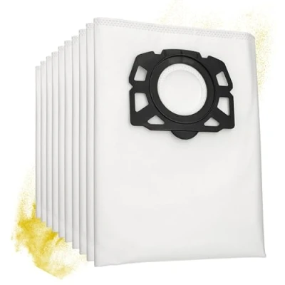 Image of 10 x Vacuum Cleaner Bags for Kärcher WD 6 P Series WD6 Premium Replacement 2.863 006.0 Fleece Bags/Filter