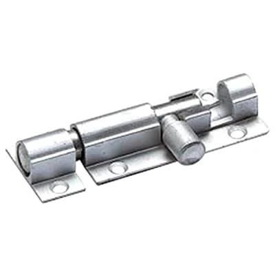 Image of Merriway BH01392 Door Bolt Aluminium 38mm, Grey, 38 mm