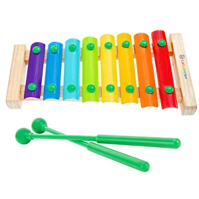 Image of CoComelon First Act Musical Xylophone with 2 Mallets, Kids Music Toy, Develop Your Child&#039;s Hand Eye Coordination, Fine Motor Skills, and Gross Skills