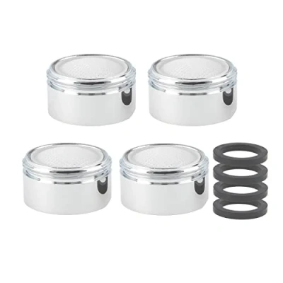 Image of 4 Pack Tap Aerator M18/M20/M22/M24, Water Saver Filter Nozzle Faucet Replacement Parts External Thread (M28)