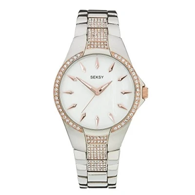Image of SEKONDA Women&#039;s Analogue Analog Quartz Watch with Brass Strap 2257