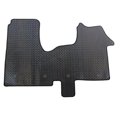 Image of JVL Fully Tailored Rubber Van Front Mat with 4 Clips 1 Piece