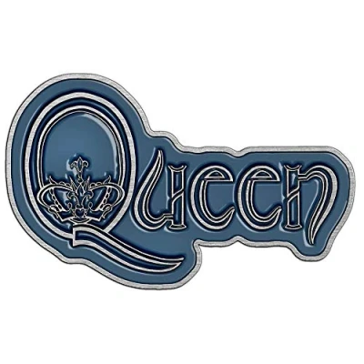 Image of Queen Pin Logo Blue/Silver coloured