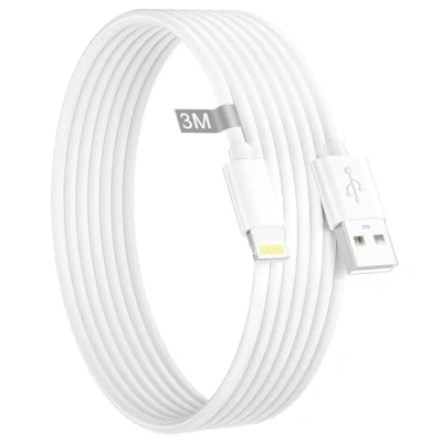 Image of iPhone Charger Cable 3M[Apple MFi Certified],USB to Lightning 3M Long Fast Charge USB Charging Lead Wire for 14/13/12/11 Pro Max/XS/7/iPad