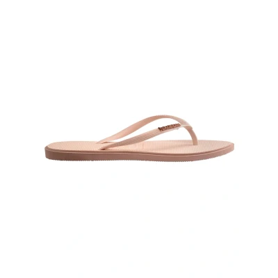 Image of Havaianas SLIM Point Tbar sandals, Women&#039;s, Size: 7/7.5, Crocus rose Synthetics
