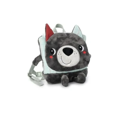 Image of LILLIPUTIENS Unisex Kid&#039;s 84483 Backpack, Grey, One Size