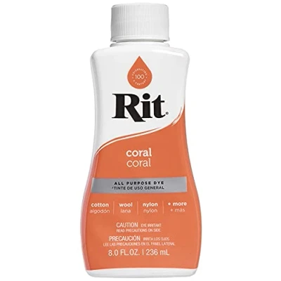 Image of Rit Dye Liquid 8oz Coral, Multi, 1