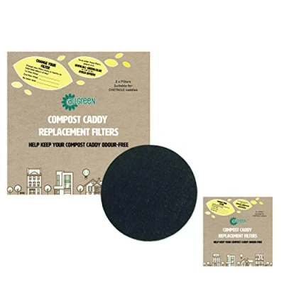 Image of Compost Caddy Spare Filters For Chetnole Ceramic Caddies (4 Pack)