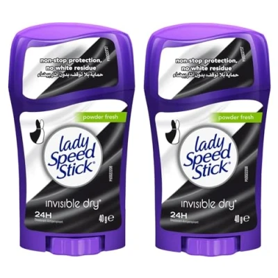 Image of Lady Speed Stick Deodorant 1.4oz Powder Fresh Invisible Dry (6 Pack)