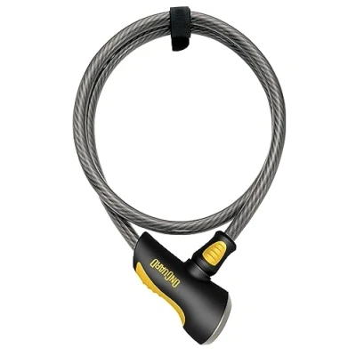 Image of ONGUARD On Guard Akita 8039 Keyed Cable Lock Black, 12.0 x 1.2 cm