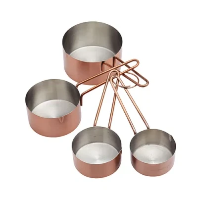 Image of Master Class Copper Measuring Cups Set Of 4