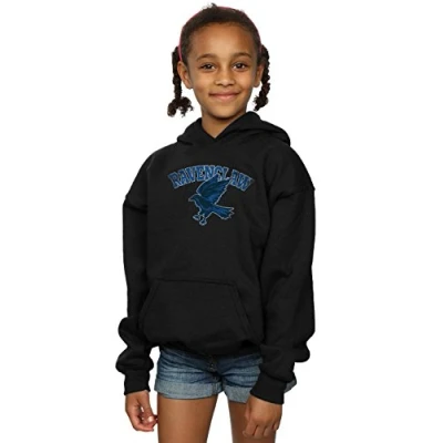 Image of Harry Potter Girls Ravenclaw Sport Emblem Hoodie 12 13 Years Black