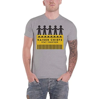 Image of Kaiser Chiefs Men&#039;s KAISTS02MG02 T Shirt, Marl Grey, Medium