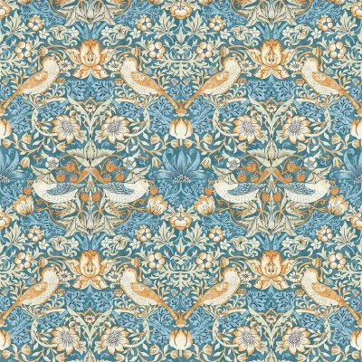 Image of Clarke &amp; Wallpaper Strawberry Thief X W0171/02