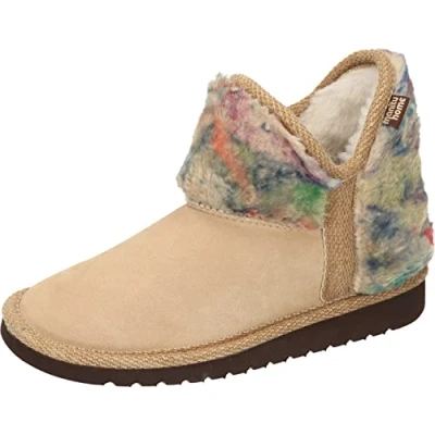Image of Manitu Women&#039;s Home Slippers, Beige, 5 UK