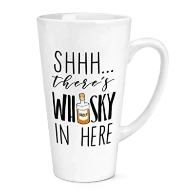 Image of Shhh There&#039;s Whisky in Here 17oz Large Latte Mug Cup