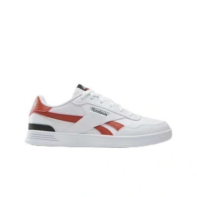 Image of Reebok Women&#039;s Court Advance Clip Tennis Shoes, White/Brickred/Black, 5.5 UK
