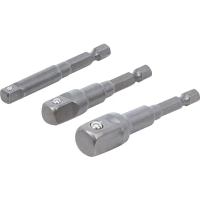 Image of BGS 9685 Electric Drill Adaptor Set 6.3 mm (1/4&quot;) Drive / 10 (3/8&quot;) 12.5 (1/2&quot;) 3 pcs.