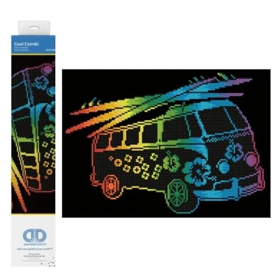 Image of DIAMOND DOTZ Painting Kit, Intermediate, DD7, Cool Combi, 41 x 31 cm